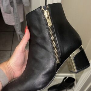 DKNY Black & Gold Booties